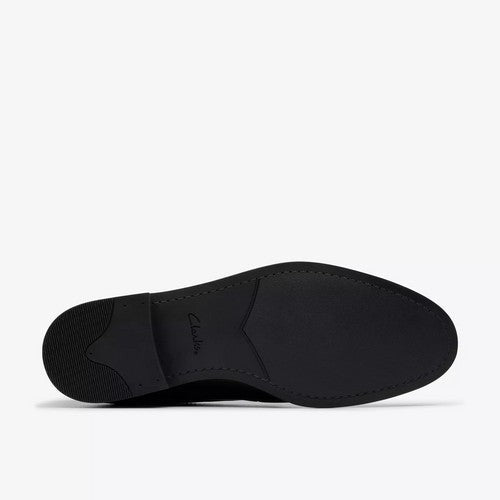 Clarks Original Brandon Lace in Black Leather
