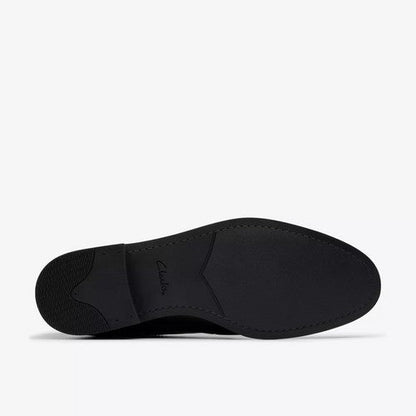 Clarks Original Brandon Lace in Black Leather