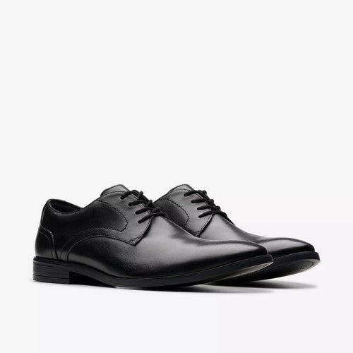 Clarks Original Brandon Lace in Black Leather