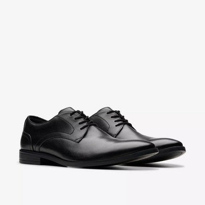 Clarks Original Brandon Lace in Black Leather