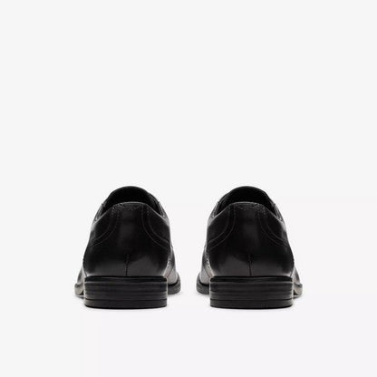 Clarks Original Brandon Lace in Black Leather