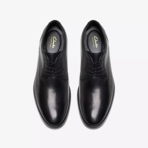 Clarks Original Brandon Lace in Black Leather