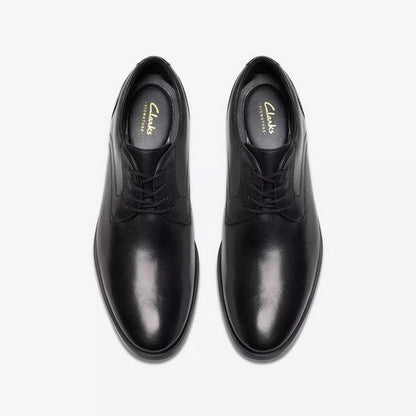 Clarks Original Brandon Lace in Black Leather