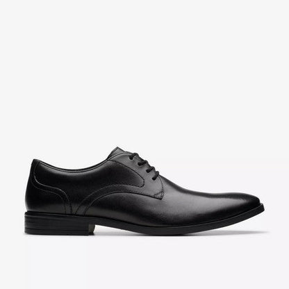 Clarks Original Brandon Lace in Black Leather