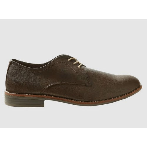 T035037 Marks & Spencer Lace-up Contrast Stitch Dress Shoes in Brown