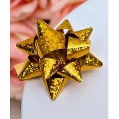 MIni Hologram Gift Bow in Gold