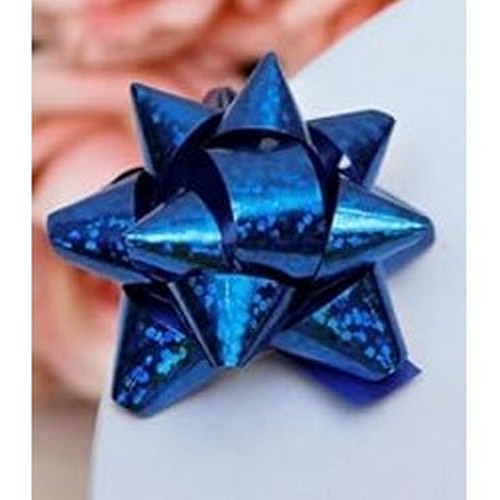 MIni Hologram Gift Bow in Royal Blue