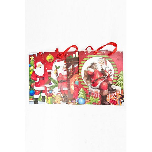 MSBN11960 3D Jolly Santa Christmas Gift Bag