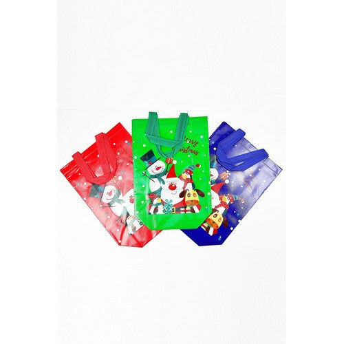 MSBN11957 Santa & Friends Reusable Christmas Tote Bag