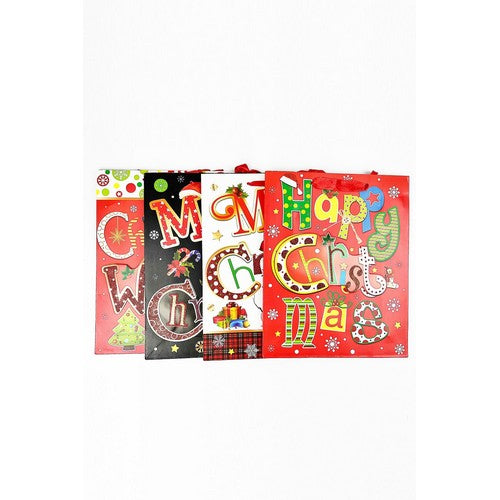 MSBN11959 Christmas Wishes Colorful Gift Bag