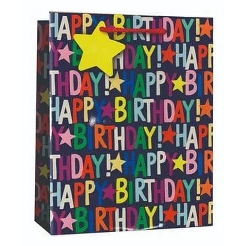 Bright Happy Birthday Gift Bag