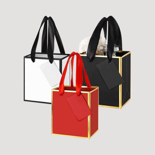 Metallic Trim Mini Gift Bag