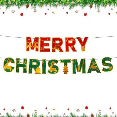 BODGCYJX5T Merry Christmas Bunting