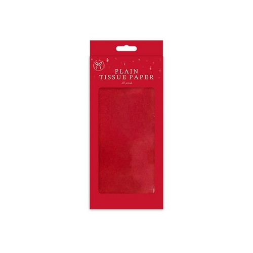 XMA5696 Plain Tissue Paper 20 Sheets in Red