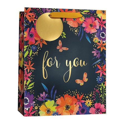 39448I For You Floral Small Gift Bag