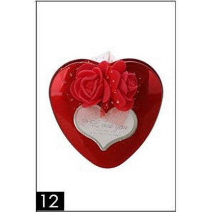 I Love You Rose Heart-Shaped Tin