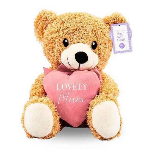 MOT128260B Lovely Mum Mother's Day Bear with Heart