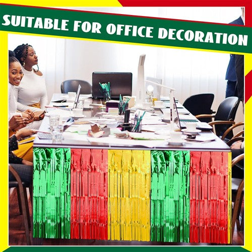 Independence/Juneteenth Foil Fringe Table Garland
