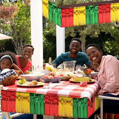 Independence/Juneteenth Short Foil Fringe Garland