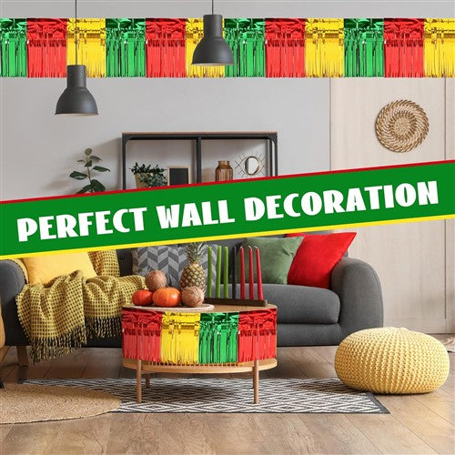 Independence/Juneteenth Short Foil Fringe Garland