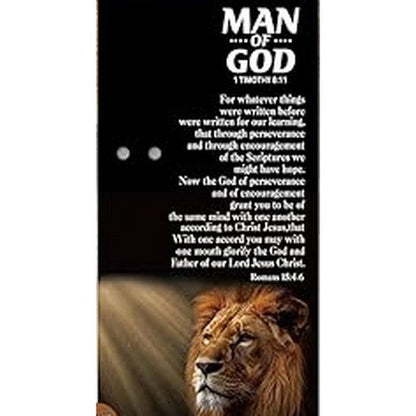 B0GMQQYSLK Man of God Lion Bookmark
