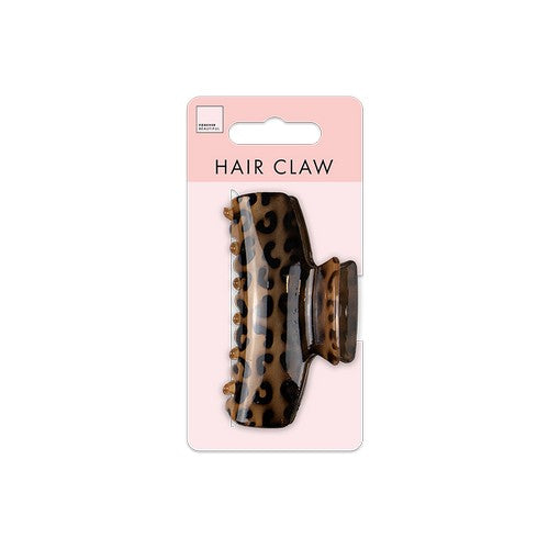 Forever Beautiful Hair Claw Spring Clip in Leopard Print