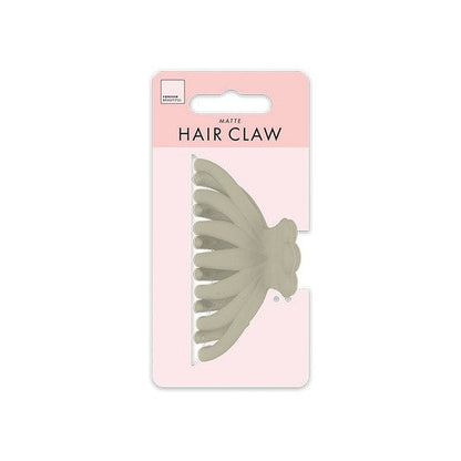 Forever Beautiful Rounded Matte Hair Claw Spring Clip