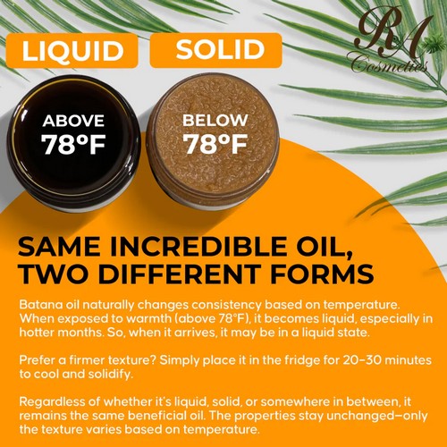 RA 100% Raw Batana Oil 8oz