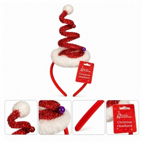 Spiral Christmas Headband