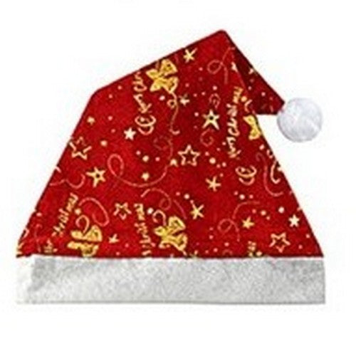 PKH30088 Metallic Santa Hat in Gold Bells