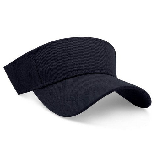 Classic Cotton Twill Velcro Visor in Black