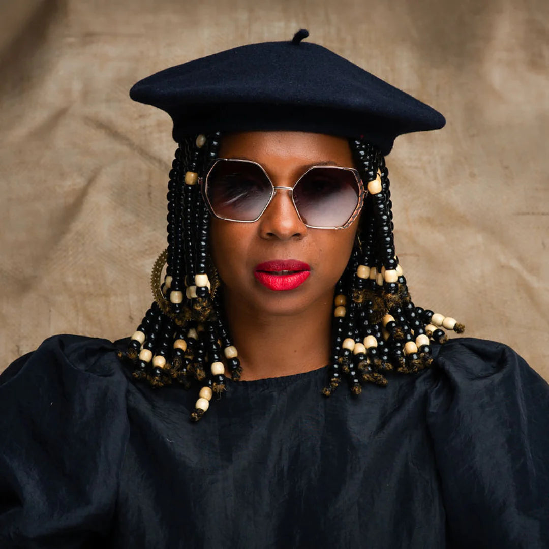 Wool Beret Hat in Navy