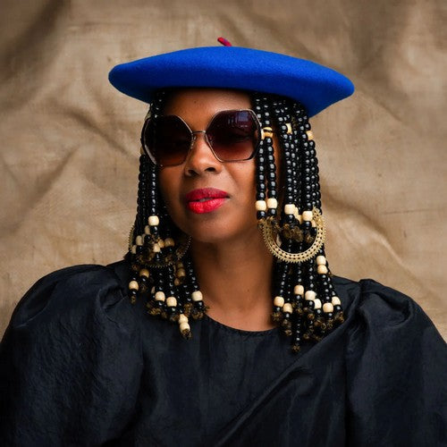 Wool Beret Hat in Royal Blue