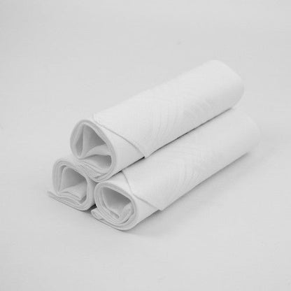 MFB1743 Umo Lorenzo 100% Cotton Handkerchief 3pk in White