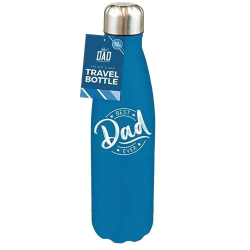 FAT11619OB Best Dad Ever Rubberised Water Bottle