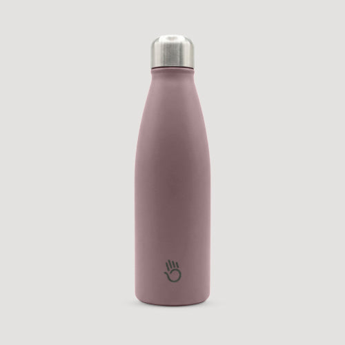 Stainless Steel Water Bottle in Dark Pink