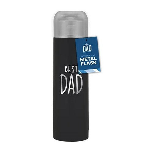 FAT7836OB Best Dad Metal Flask