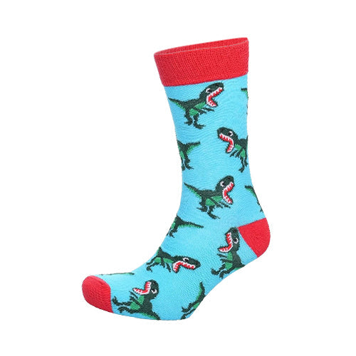 26686 Tom Franks Novelty Dress Socks in Dinosaur Print 1 pc