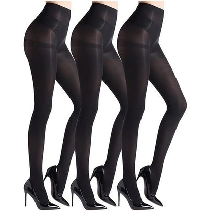 Farley Mill Opaque Pantyhose 3pk in Black