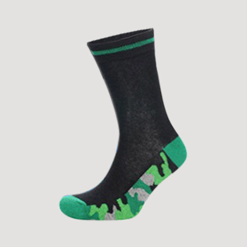 Tom Franks Camo Footbed Dress Socks 1pr in Green