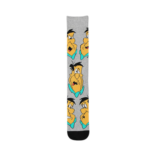 29666 Official Flintstones Fun Socks 1pc in Grey