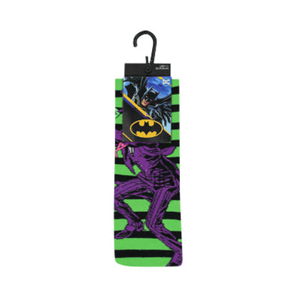 Official DC Joker Fun Socks 1pr in Green