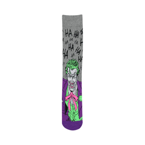 29665 Official Batman Joker Fun Socks 1pc in Grey