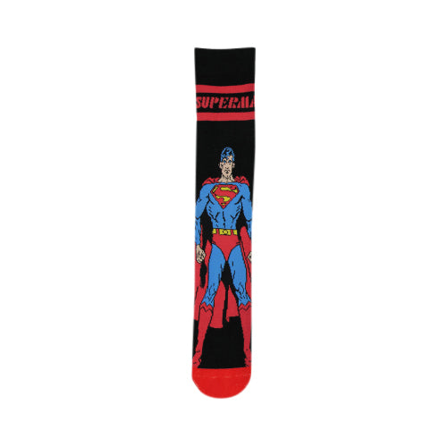 29663 Official Superman Fun Socks 1pc in Black