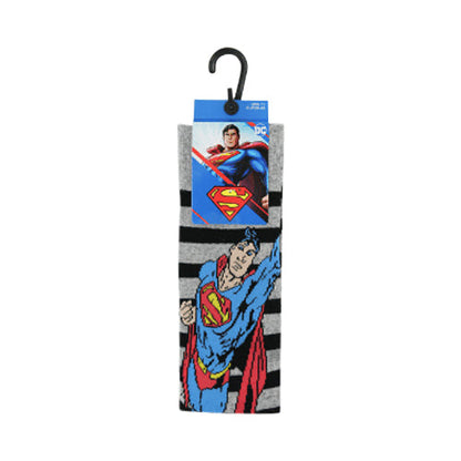 Official DC Superman Fun Socks 1pr in Grey