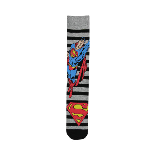 29663 Official Superman Fun Socks 1pc in Grey