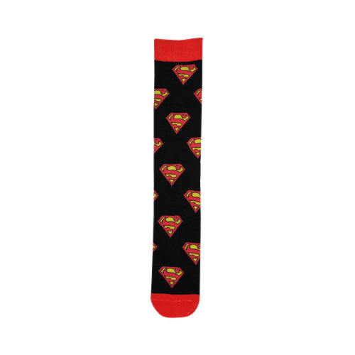 29663 Official Superman Fun Socks 1pc in Red
