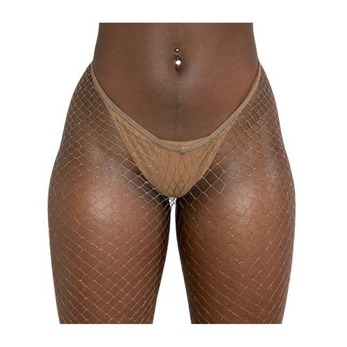 UYW-V V-Cut Carnival Fishnet Pantyhose Stockings