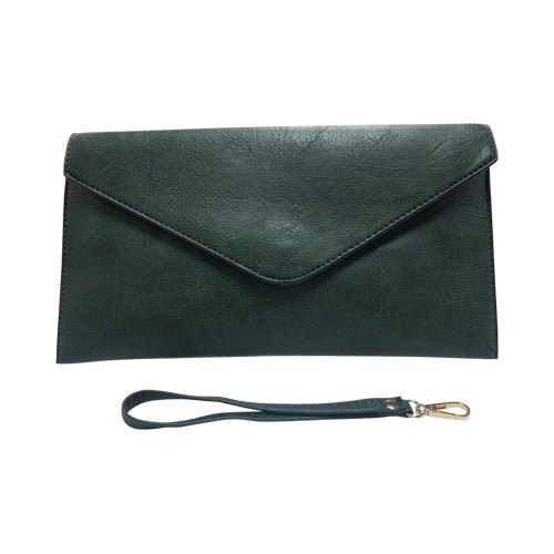 Envelope Clutch Green