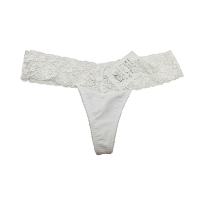 Lace Waist Band Thong